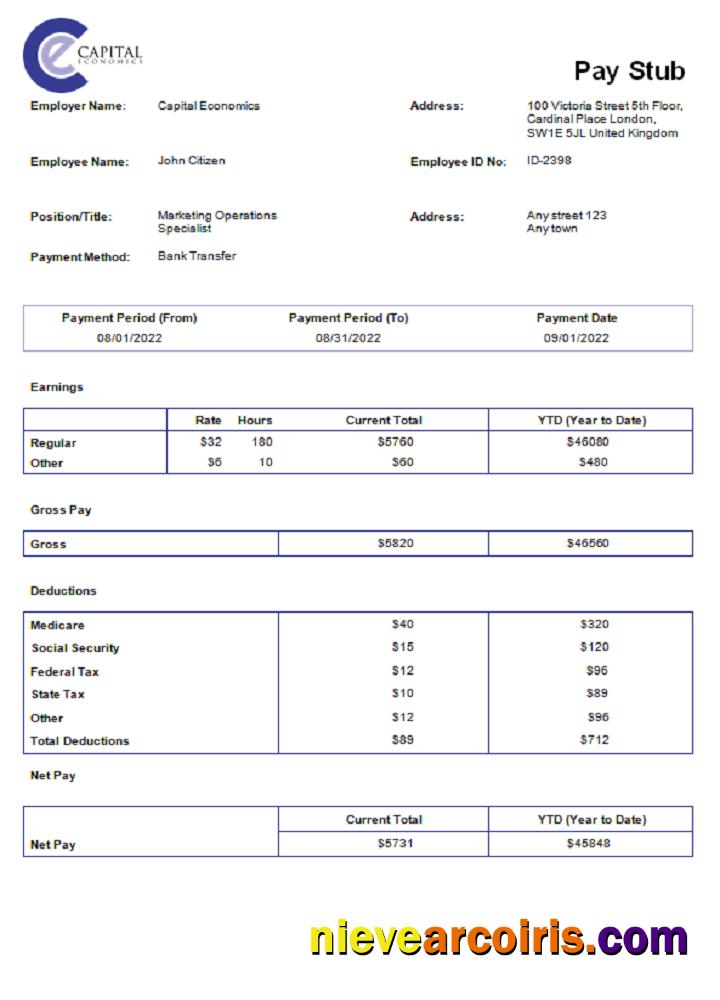 USA Capital Economics economic company